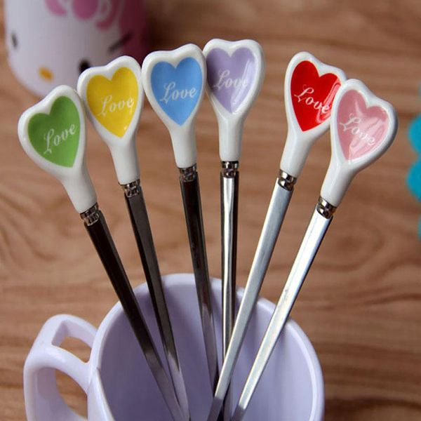spoons 304 stainless steel coffee spoon watermelon ice cream tea dessert fork with love heart creative tableware
spoons 304 stainless steel coffee spoon watermelon ice cream tea dessert fork with love heart creative tableware