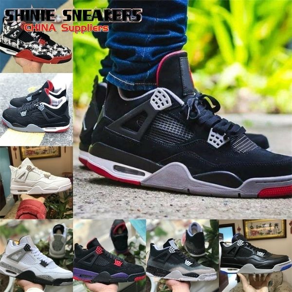 sale bred black cat 4 4s basketball shoes men mens white cement encore wings fire red royalty singles designer pure money sneakers
sale bred black cat 4 4s basketball shoes men mens white cement encore wings fire red royalty singles designer pure money sneakers