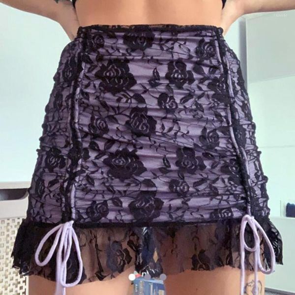 skirts women fashion rose lace drawstring high waist frill ruched a line mini dress, Black
skirts women fashion rose lace drawstring high waist frill ruched a line mini dress, Black