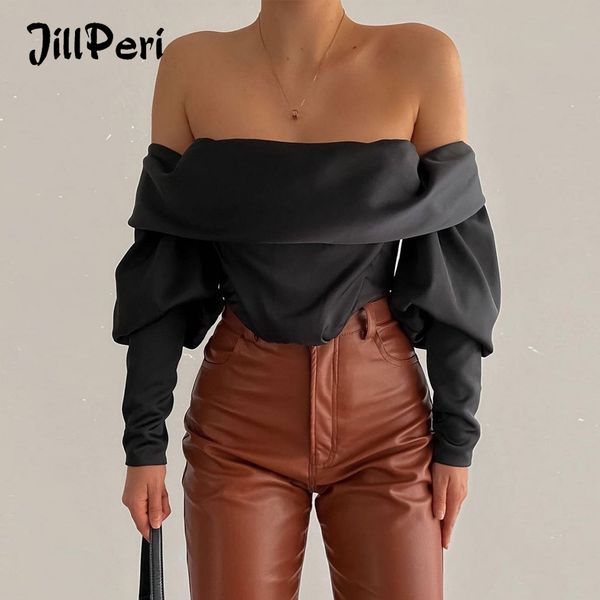 jillperi duchess satin off shoulder corset puff long sleeve cropped bla women blouse elegant shirt, Black;white
jillperi duchess satin off shoulder corset puff long sleeve cropped bla women blouse elegant shirt, Black;white