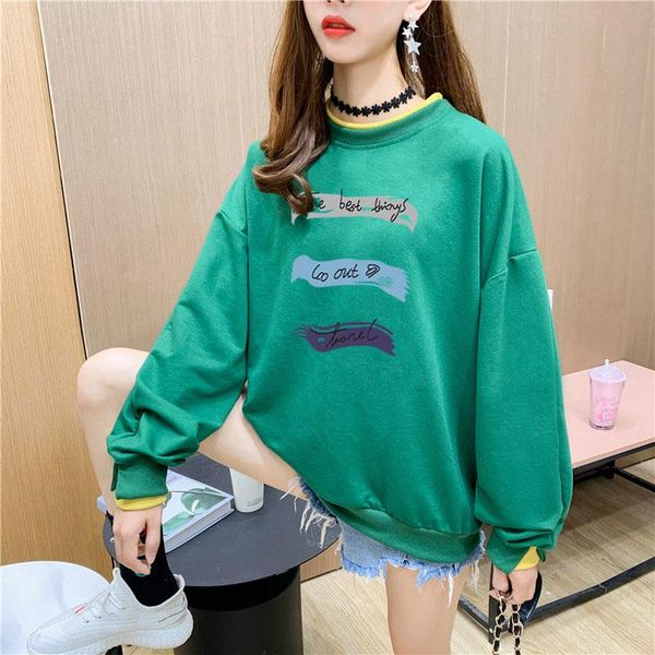 women's hoodies & sweatshirts long sleeve o-neck cotton sweatshirt slogan print womens sweathshirt breathable fleece, Black
women's hoodies & sweatshirts long sleeve o-neck cotton sweatshirt slogan print womens sweathshirt breathable fleece, Black