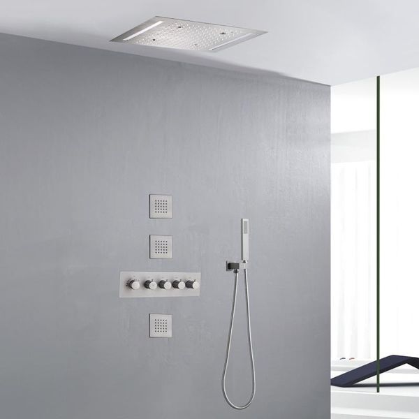 bathroom shower sets brushed rainfall mixer set 14 x 20 inch led thermostatic luxury atomizing head
bathroom shower sets brushed rainfall mixer set 14 x 20 inch led thermostatic luxury atomizing head