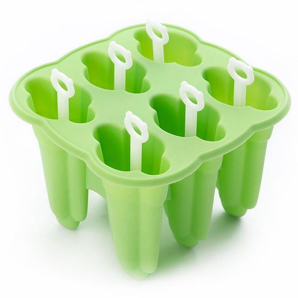 1pc kitchen popsicle mold silicone solid color 6-cavity ice cream maker tools & gadgets multiple colors baking moulds
1pc kitchen popsicle mold silicone solid color 6-cavity ice cream maker tools & gadgets multiple colors baking moulds