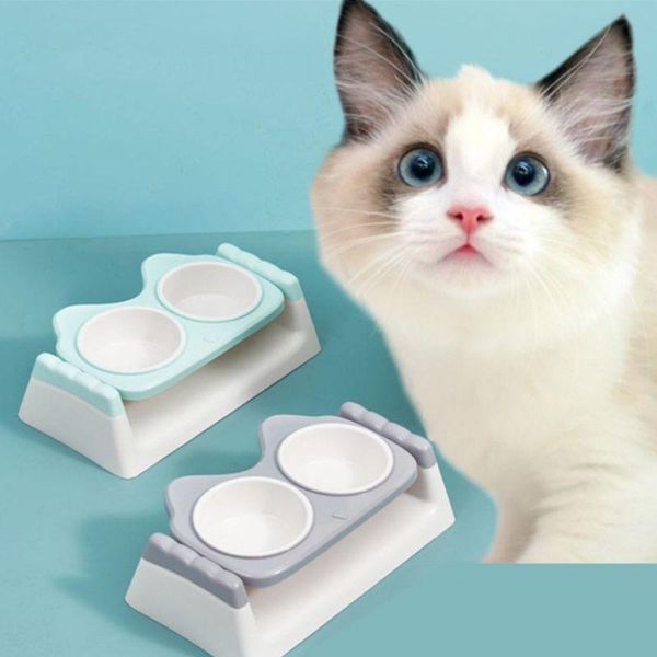 dog cat double bowl with raised stand pet water feeder 15â° tilted dispenser bowls & feeders
dog cat double bowl with raised stand pet water feeder 15â° tilted dispenser bowls & feeders