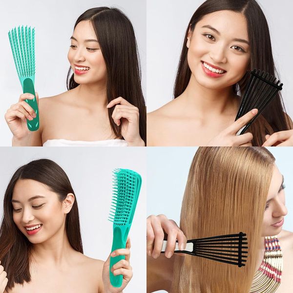 hair brushes head comb ocs multifunctional plastic smooth ribs massage curl styling, Silver
hair brushes head comb ocs multifunctional plastic smooth ribs massage curl styling, Silver