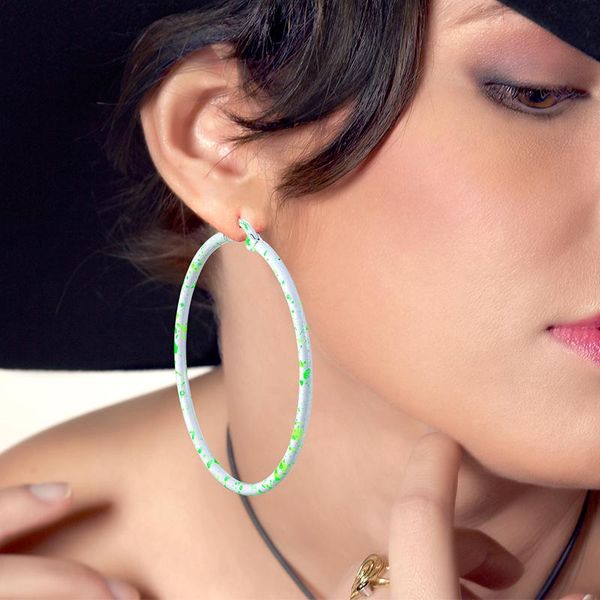 hoop & huggie trend graffiti art sense color earrings french retro temperament unusual stainless steel for women ear jewelry, Golden;silver
hoop & huggie trend graffiti art sense color earrings french retro temperament unusual stainless steel for women ear jewelry, Golden;silver