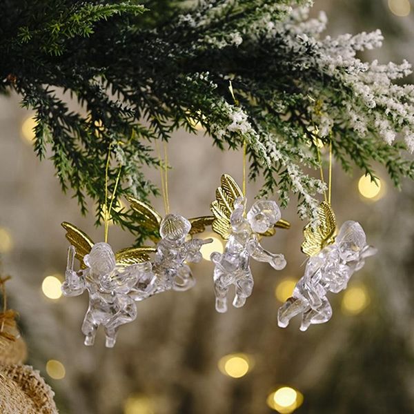 christmas decorations 40pcs transparent angel pendant acrylic garden decoration tree ornaments
christmas decorations 40pcs transparent angel pendant acrylic garden decoration tree ornaments