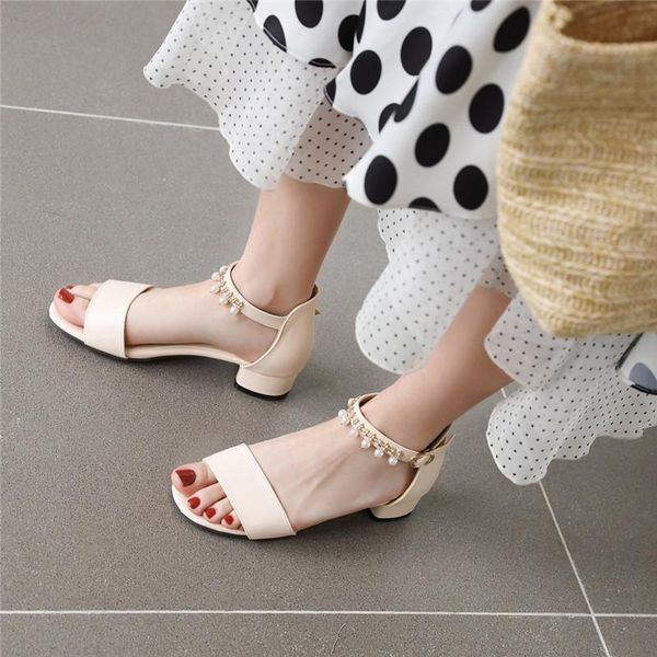 fashion sweet chunky block heel womens shoes ankle strap string bead crystal party summer lady sandals women, Black
fashion sweet chunky block heel womens shoes ankle strap string bead crystal party summer lady sandals women, Black