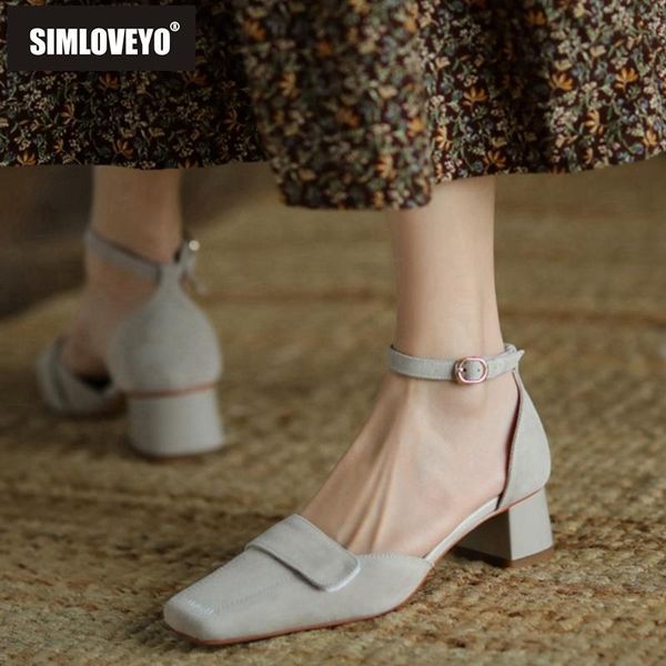 women sandals square toe 4.5cm block heels flock genuine leather elegent vintage buckle soft big size a3492, Black
women sandals square toe 4.5cm block heels flock genuine leather elegent vintage buckle soft big size a3492, Black