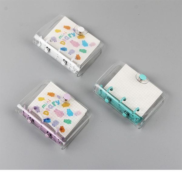 kawaii mini pocket 3 ring loose-leaf diary notebook binder journal agenda book birthday gift set korean school stationery notepads, Purple;pink
kawaii mini pocket 3 ring loose-leaf diary notebook binder journal agenda book birthday gift set korean school stationery notepads, Purple;pink