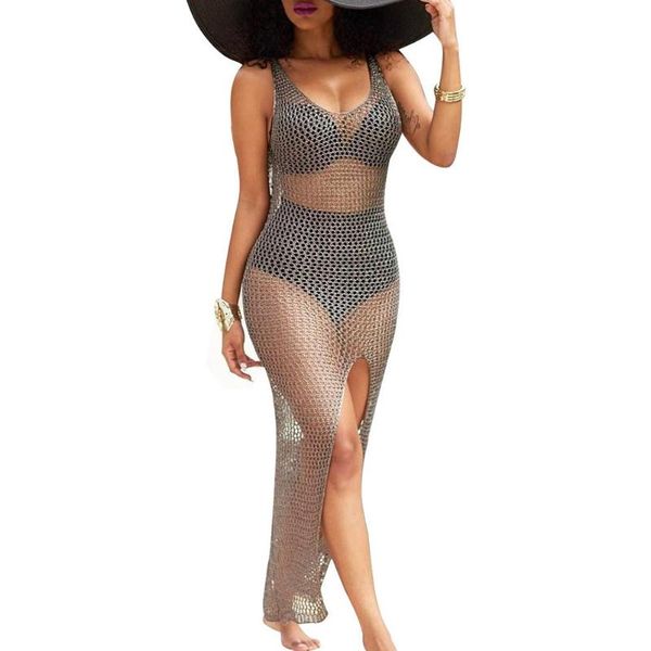 women shiny hollow bikini cover up summer dress swimwear bathing beach tunic coverups do2 women's, White;black
women shiny hollow bikini cover up summer dress swimwear bathing beach tunic coverups do2 women's, White;black