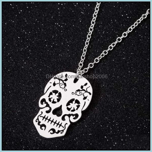 chains necklaces & pendants jewelrychains 10pcs personality hollow ghost mask pendant stainless steel skl necklace gothic jewelry drop deliv, Silver
chains necklaces & pendants jewelrychains 10pcs personality hollow ghost mask pendant stainless steel skl necklace gothic jewelry drop deliv, Silver