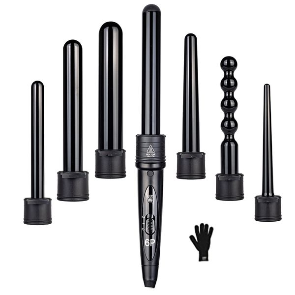 6 in 1 curling iron 9-32mm hair crimper professional hair curler wand hair curling iron crimp corrugation for styling tools
6 in 1 curling iron 9-32mm hair crimper professional hair curler wand hair curling iron crimp corrugation for styling tools