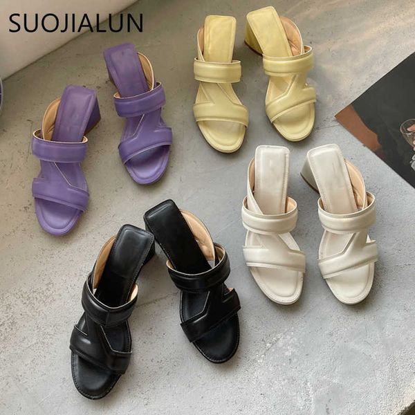 suojialun brand women slipper square high heel outdoor sandal open toe slip on casual slides shoes ladies flip flop 210630, Black
suojialun brand women slipper square high heel outdoor sandal open toe slip on casual slides shoes ladies flip flop 210630, Black