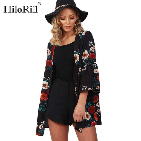 casual summer cardigan flare sleeve chiffon blouse vintage floral print women long streetwear blusa feminina 210508, White
casual summer cardigan flare sleeve chiffon blouse vintage floral print women long streetwear blusa feminina 210508, White