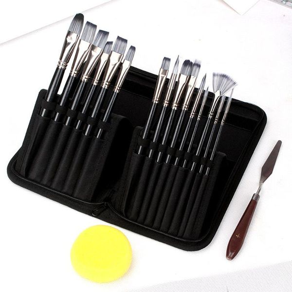 15sizes beginners for adults kids sponge students artist paint brush set scraper gift oil painting multifunction stationery sets
15sizes beginners for adults kids sponge students artist paint brush set scraper gift oil painting multifunction stationery sets