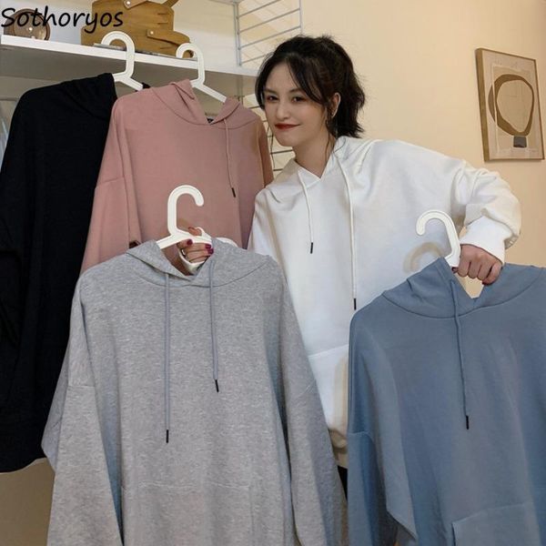 women's hoodies & sweatshirts with hat women solid 5-colors front-pocket spring autumn simple all-match female hoodie oversize loose te, Black
women's hoodies & sweatshirts with hat women solid 5-colors front-pocket spring autumn simple all-match female hoodie oversize loose te, Black