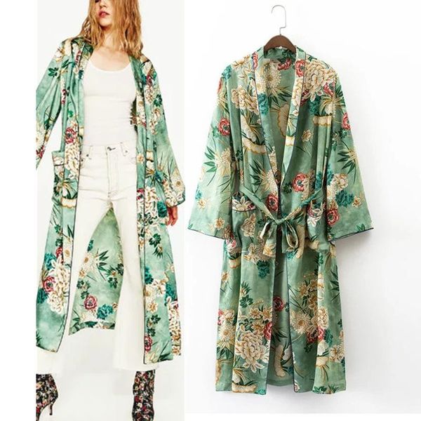 autumn european and american style fashion loose printed lace-up trench coat long cardigan holiday women's clothing coats, Tan;black
autumn european and american style fashion loose printed lace-up trench coat long cardigan holiday women's clothing coats, Tan;black