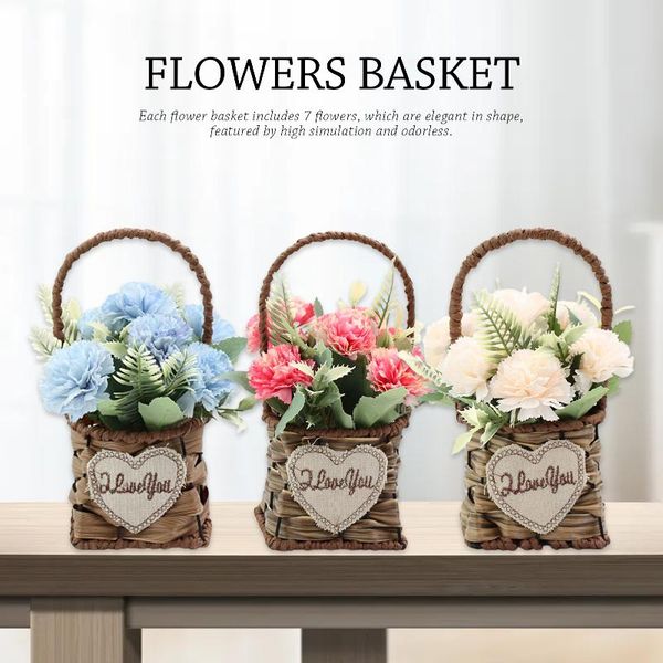 decorative flowers & wreaths artificial carnation flower in hand baskets lifelike stage ornaments bridal wedding arrangement home party deco
decorative flowers & wreaths artificial carnation flower in hand baskets lifelike stage ornaments bridal wedding arrangement home party deco