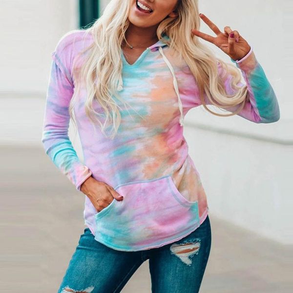 women's hoodies & sweatshirts women casual tie-dye long sleeve pocket hooded sweatshirt oct 24th, Black
women's hoodies & sweatshirts women casual tie-dye long sleeve pocket hooded sweatshirt oct 24th, Black