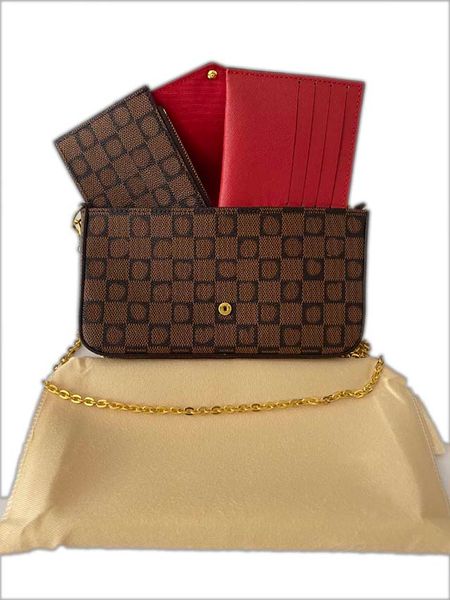 3pcs set designer bags handbags shoulder bag totes pochette accessories brown flower messenger chain strap cross body ladies flap purse clut
3pcs set designer bags handbags shoulder bag totes pochette accessories brown flower messenger chain strap cross body ladies flap purse clut