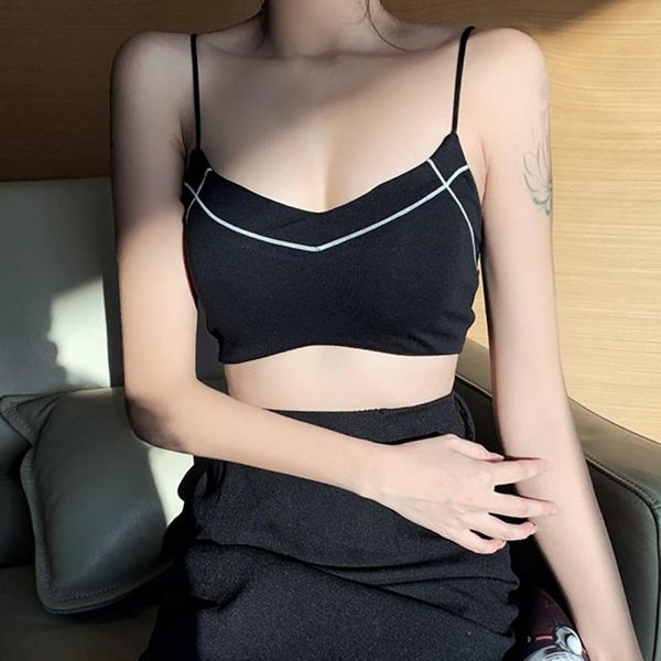 bras 2021 korean style chic contrast color candy breathable strap seamless tube women underwear, Red;black
bras 2021 korean style chic contrast color candy breathable strap seamless tube women underwear, Red;black