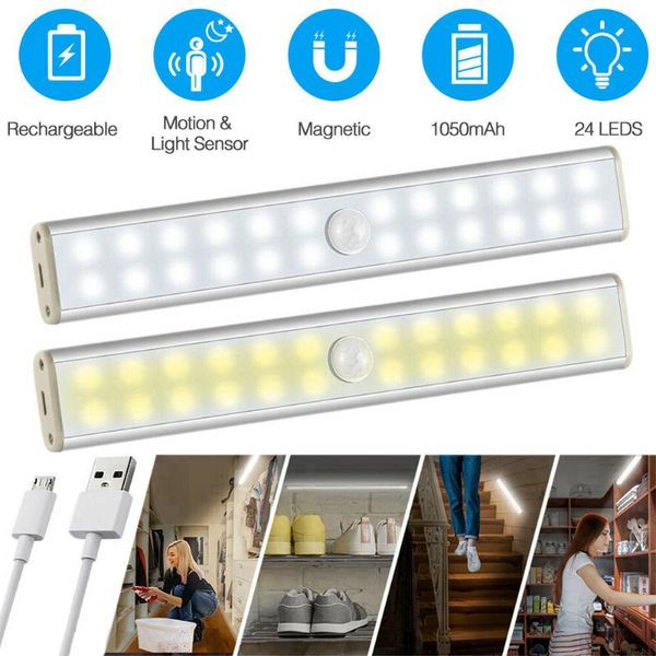 wireless 24led under cabinet closet light rip motion sensor usb rechargeable for wardrobe cupboard kitchen lamp
wireless 24led under cabinet closet light rip motion sensor usb rechargeable for wardrobe cupboard kitchen lamp