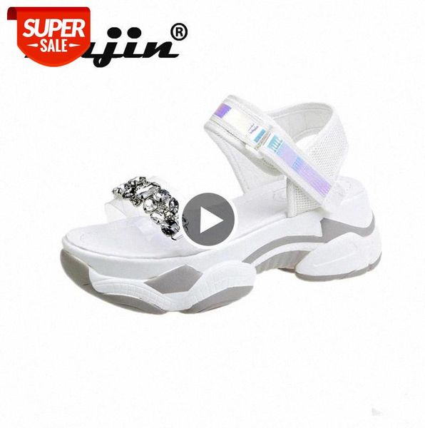 fujin women summer 2021 sandals platform fashion flat bottom women's med heels breathable hook loop causal #xp5d, Black
fujin women summer 2021 sandals platform fashion flat bottom women's med heels breathable hook loop causal #xp5d, Black