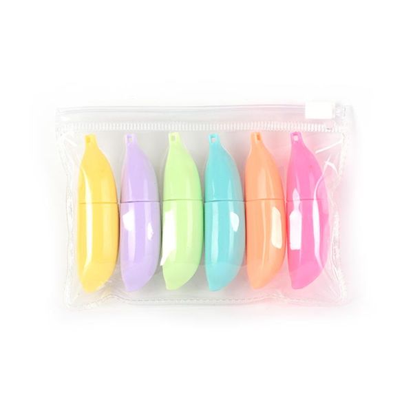 highlighters peerless 6 colors/lot (1bag) diy kawaii watercolor pens cute mini banana style markers school supplies, Black;red
highlighters peerless 6 colors/lot (1bag) diy kawaii watercolor pens cute mini banana style markers school supplies, Black;red