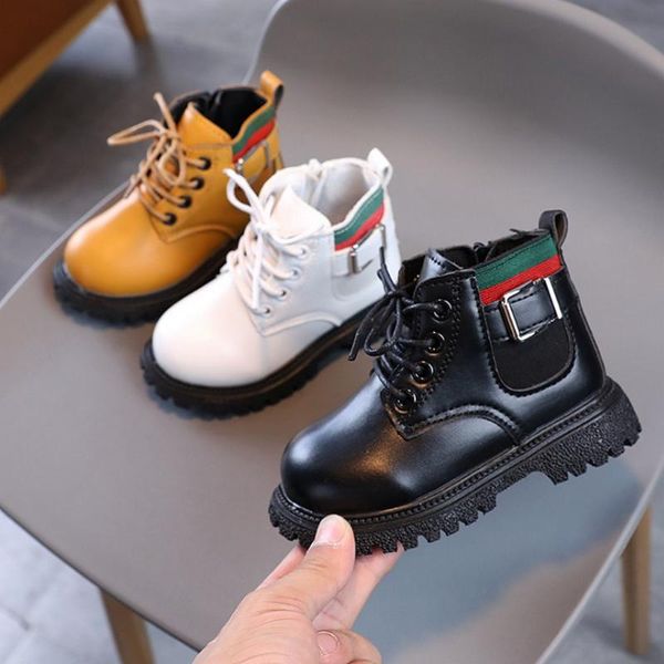 boots boys 2021 autumn winter children' girls pu leather casual kids rubber soft sole baby toddler shoes, Black;grey
boots boys 2021 autumn winter children' girls pu leather casual kids rubber soft sole baby toddler shoes, Black;grey