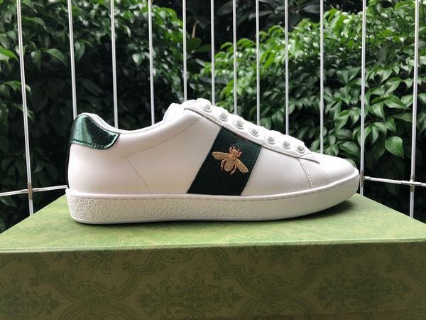 gucce guccy mens women sneakers casual shoes bee chaussures leather sneaker ace embroidery trainers fashion luxurys designers flats bottoms, Black
gucce guccy mens women sneakers casual shoes bee chaussures leather sneaker ace embroidery trainers fashion luxurys designers flats bottoms, Black