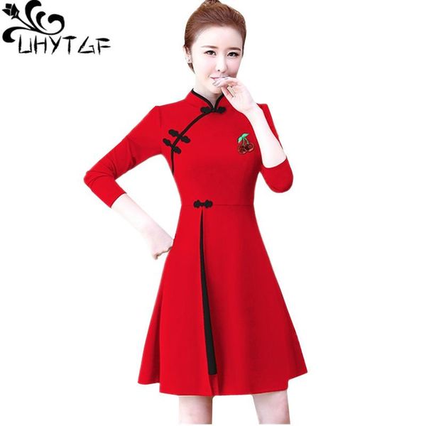 casual dresses uytgf retro cheongsam dress female fashion embroidered long-sleeve autumn winter korean 4xl plus size 786, Black;gray
casual dresses uytgf retro cheongsam dress female fashion embroidered long-sleeve autumn winter korean 4xl plus size 786, Black;gray