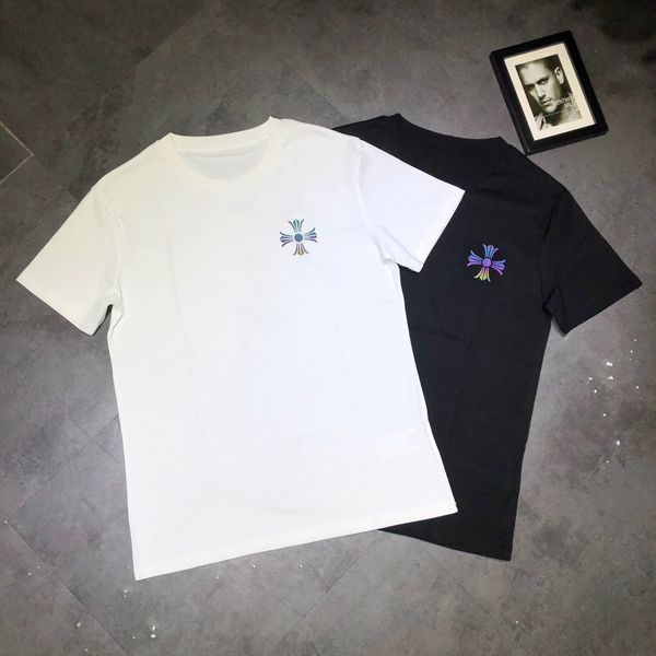 20ss ch kejia spring summer short sleeve cross horseshoe sanskrit laser printed t-shirt, White;black
20ss ch kejia spring summer short sleeve cross horseshoe sanskrit laser printed t-shirt, White;black
