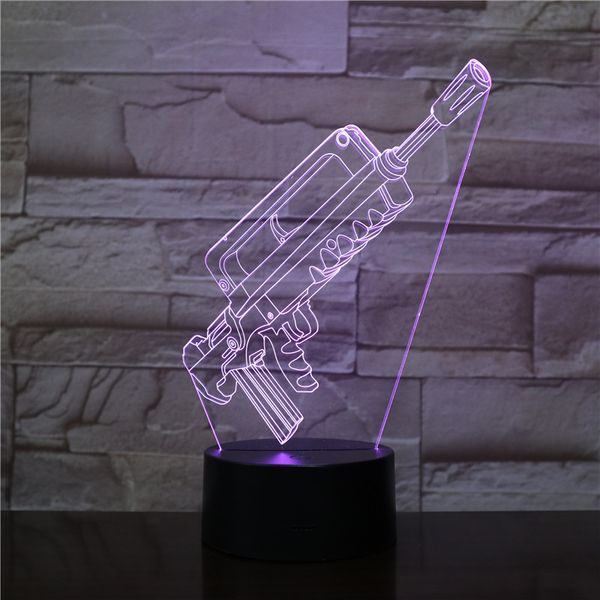 led portable submachine gun lamp table 3d night light acrylic nightlight party atmosphere decoration bluetooth base kids boys gift
led portable submachine gun lamp table 3d night light acrylic nightlight party atmosphere decoration bluetooth base kids boys gift