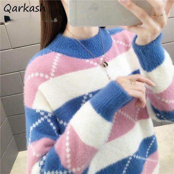 women's sweaters sweater pullovers women patchwork simple leisure elegant all-match autumn warm 4 colors oversize s-3xl loose vintage g, White;black
women's sweaters sweater pullovers women patchwork simple leisure elegant all-match autumn warm 4 colors oversize s-3xl loose vintage g, White;black