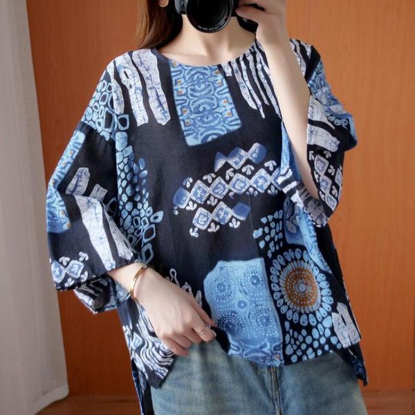johnature korean loose retro print o-neck short sleeve irregular pullover t-shirt summer fashion all-match women 210521, White
johnature korean loose retro print o-neck short sleeve irregular pullover t-shirt summer fashion all-match women 210521, White
