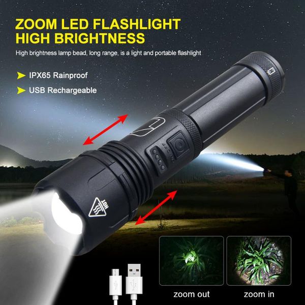 bright 5000ml 5 modes xhp50 led zommable tactical torch usb rechargeable waterproof lantern hunting 18650 flashlights torches
bright 5000ml 5 modes xhp50 led zommable tactical torch usb rechargeable waterproof lantern hunting 18650 flashlights torches