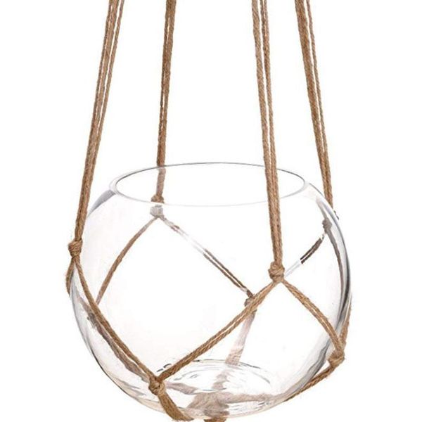 other garden supplies durable hanger flower basket hanging rope knotted lifting home decor macrame plant 90/122cm
other garden supplies durable hanger flower basket hanging rope knotted lifting home decor macrame plant 90/122cm
