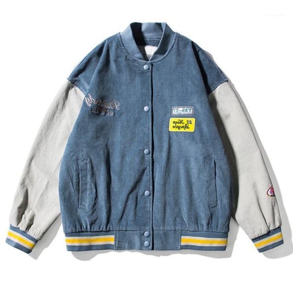 men's jackets hip hop vintage embroidered corduroy varsity coat men women streetwear jacket 2021 winter harajuku, Black;brown
men's jackets hip hop vintage embroidered corduroy varsity coat men women streetwear jacket 2021 winter harajuku, Black;brown