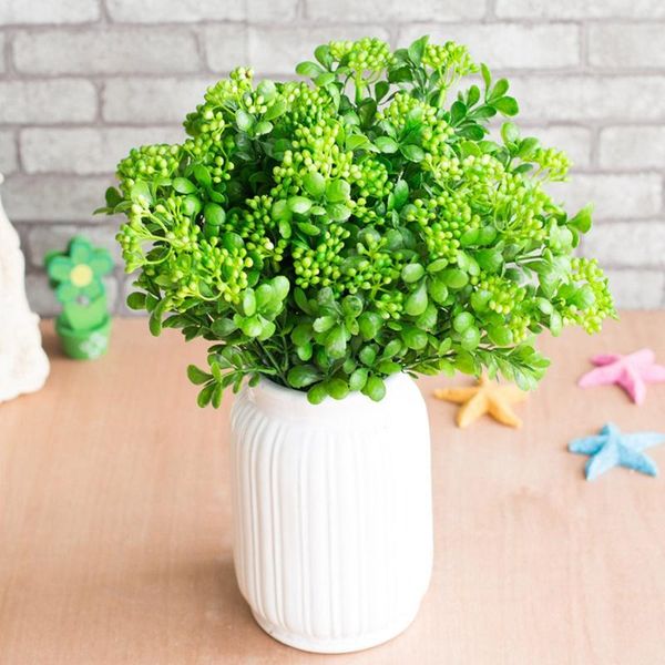 decorative flowers & wreaths 7 branches green artificial berry bouquet fruit plants mini leaf outdoor living room wedding decoration
decorative flowers & wreaths 7 branches green artificial berry bouquet fruit plants mini leaf outdoor living room wedding decoration