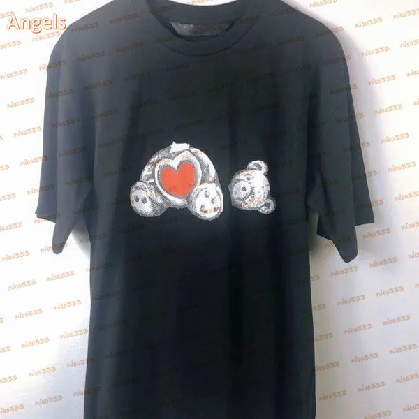nico produced tee 20ss angels t-shirt love bear short sleeve black and white lovers loose men women casual lover same style, White;black
nico produced tee 20ss angels t-shirt love bear short sleeve black and white lovers loose men women casual lover same style, White;black