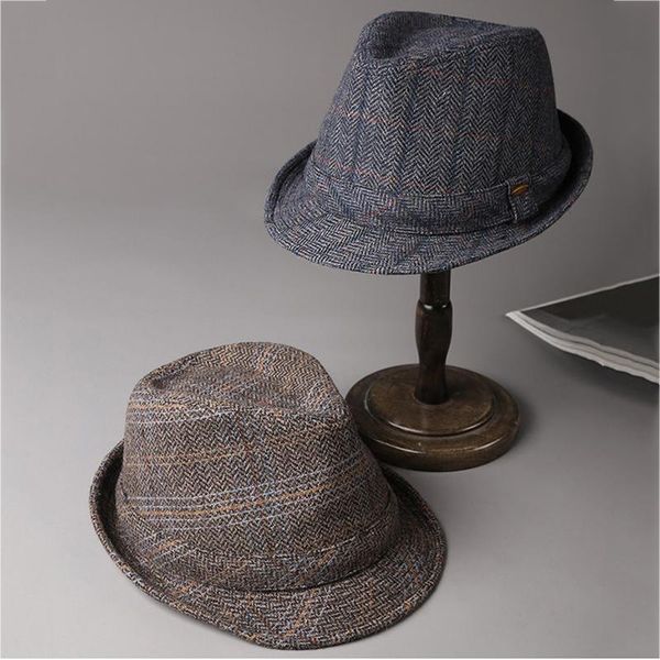 berets retro herringbone fedora hat grade men women wool felt hats vintage jazz chapeau drop nz204, Blue;gray
berets retro herringbone fedora hat grade men women wool felt hats vintage jazz chapeau drop nz204, Blue;gray