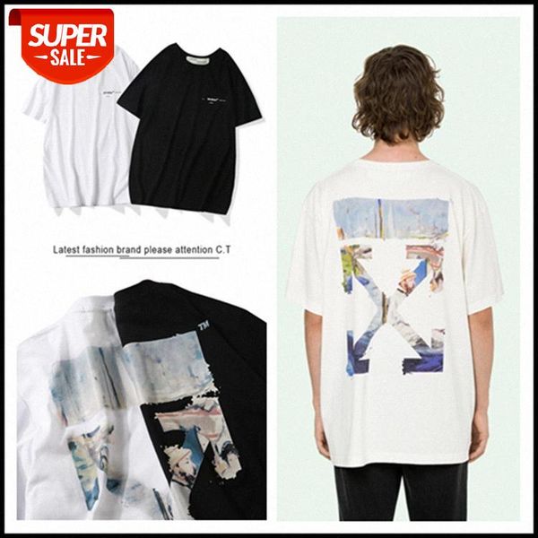 off ss white ow monet ship ink painting arrow graffiti short sleeve round neck cordon t #ly50, White;black
off ss white ow monet ship ink painting arrow graffiti short sleeve round neck cordon t #ly50, White;black