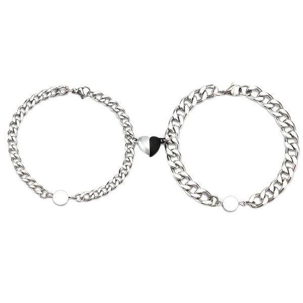charm bracelets h7ef net celebrity custom stainless steel lovers attract each other lettering men and women bracelet pair free, Golden;silver
charm bracelets h7ef net celebrity custom stainless steel lovers attract each other lettering men and women bracelet pair free, Golden;silver