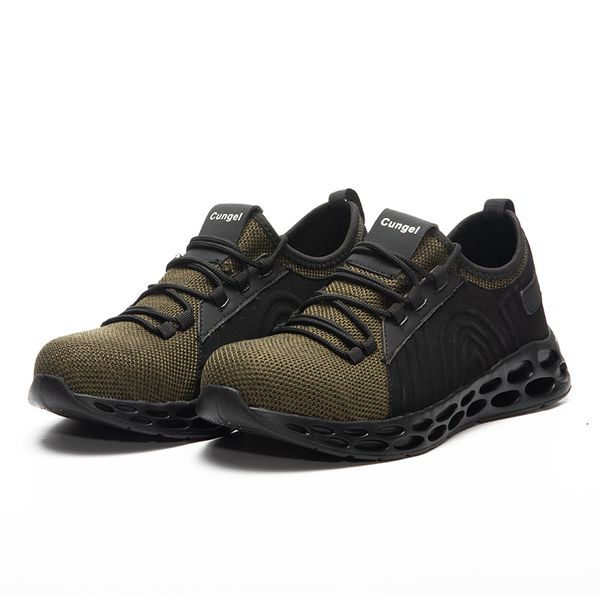 steel toe work safety shoes for men puncture proof security boots man breathable fashion lightweight lndustrial casual sneakers, Black
steel toe work safety shoes for men puncture proof security boots man breathable fashion lightweight lndustrial casual sneakers, Black