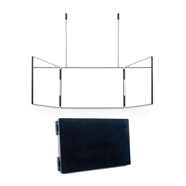 mirrors hook type multi-sided makeup mirror portable hanging three-sided folding rear-view vanity
mirrors hook type multi-sided makeup mirror portable hanging three-sided folding rear-view vanity