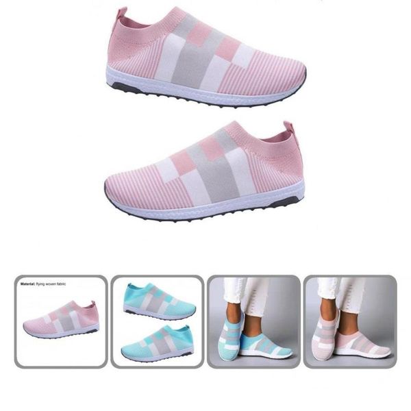 sports socks shoes wear-resistant sneakers flying woven fabric elastic trendy ladies slip on running, Black
sports socks shoes wear-resistant sneakers flying woven fabric elastic trendy ladies slip on running, Black