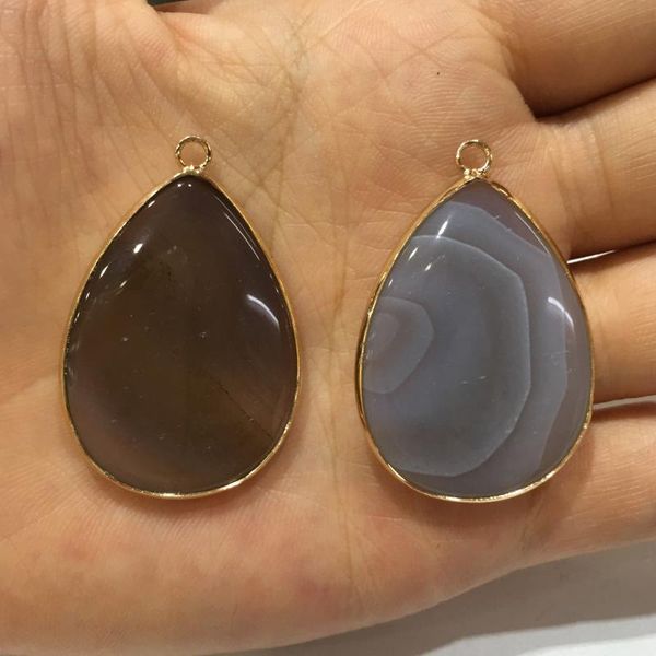 charms -selling 2021 natural stone drop-shaped grey agate pendant for making diy necklace accessories size 28x40mm gifts, Bronze;silver
charms -selling 2021 natural stone drop-shaped grey agate pendant for making diy necklace accessories size 28x40mm gifts, Bronze;silver
