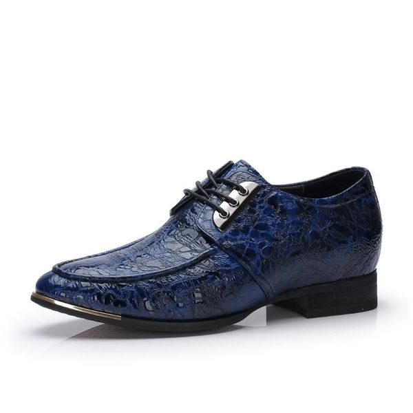 mens formal shoes genuine leather crocodile dressing wedding men's brogues office lace up height increasing 6cm shoe dress, Black
mens formal shoes genuine leather crocodile dressing wedding men's brogues office lace up height increasing 6cm shoe dress, Black