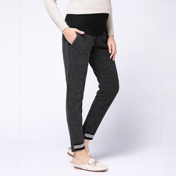 maternity bottoms stomach lift pants autumn striped knit casual slim feet pregnancy trend clothing, White
maternity bottoms stomach lift pants autumn striped knit casual slim feet pregnancy trend clothing, White